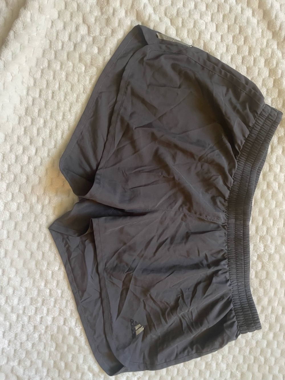 adidas Women's grey athletic Running Shorts